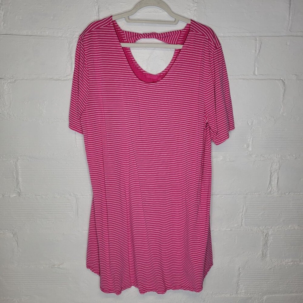 Fresh Produce Women's Size 2X Knee Length Dress Pink